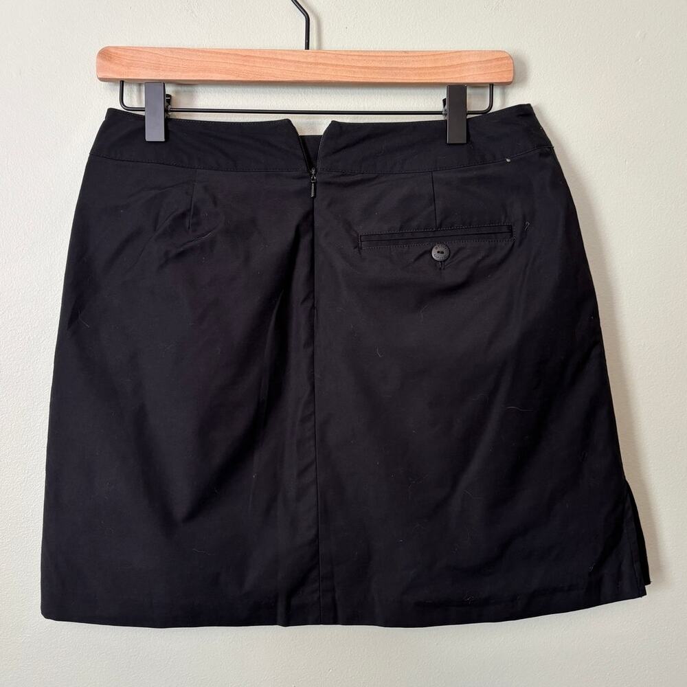 Ativa Black Skort, Cotton Mini Skirt Size 8 - Picture 2 of 8